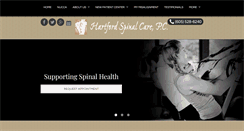 Desktop Screenshot of hartfordspinalcare.com